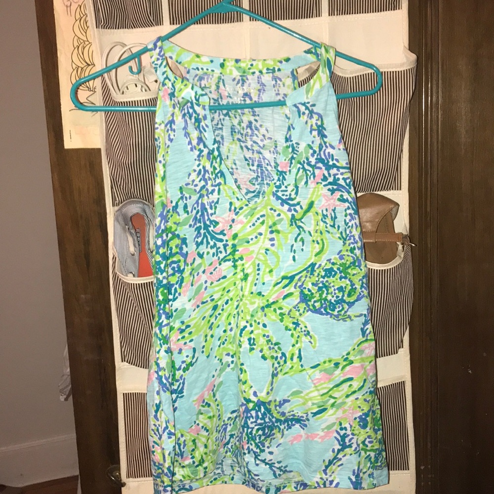 Lilly Pulitzer tank top skye blue heaven